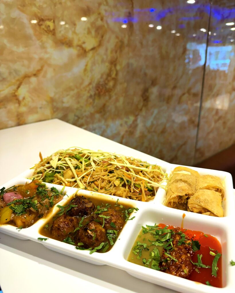 Chinese Platter (Best Veg Restaurant in Kashmir)